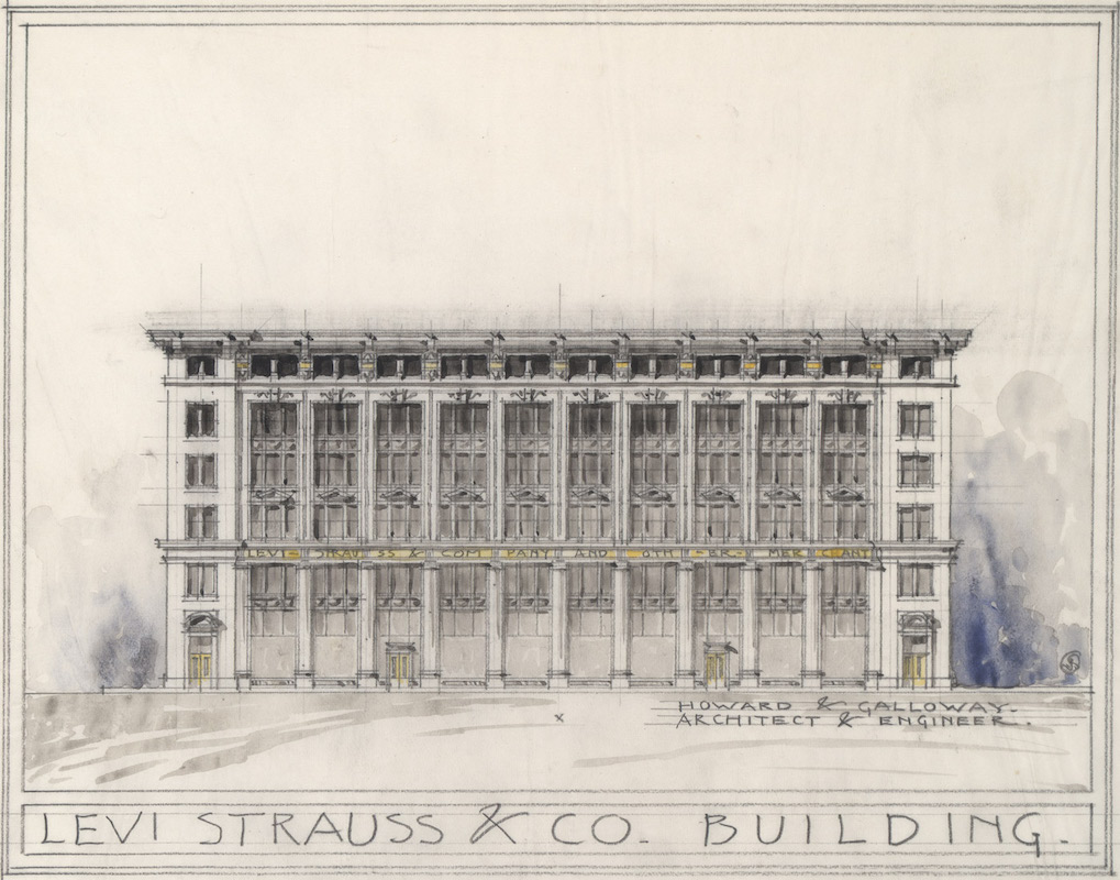 Levi Strauss & Co Building, John Galen Howard Collection
